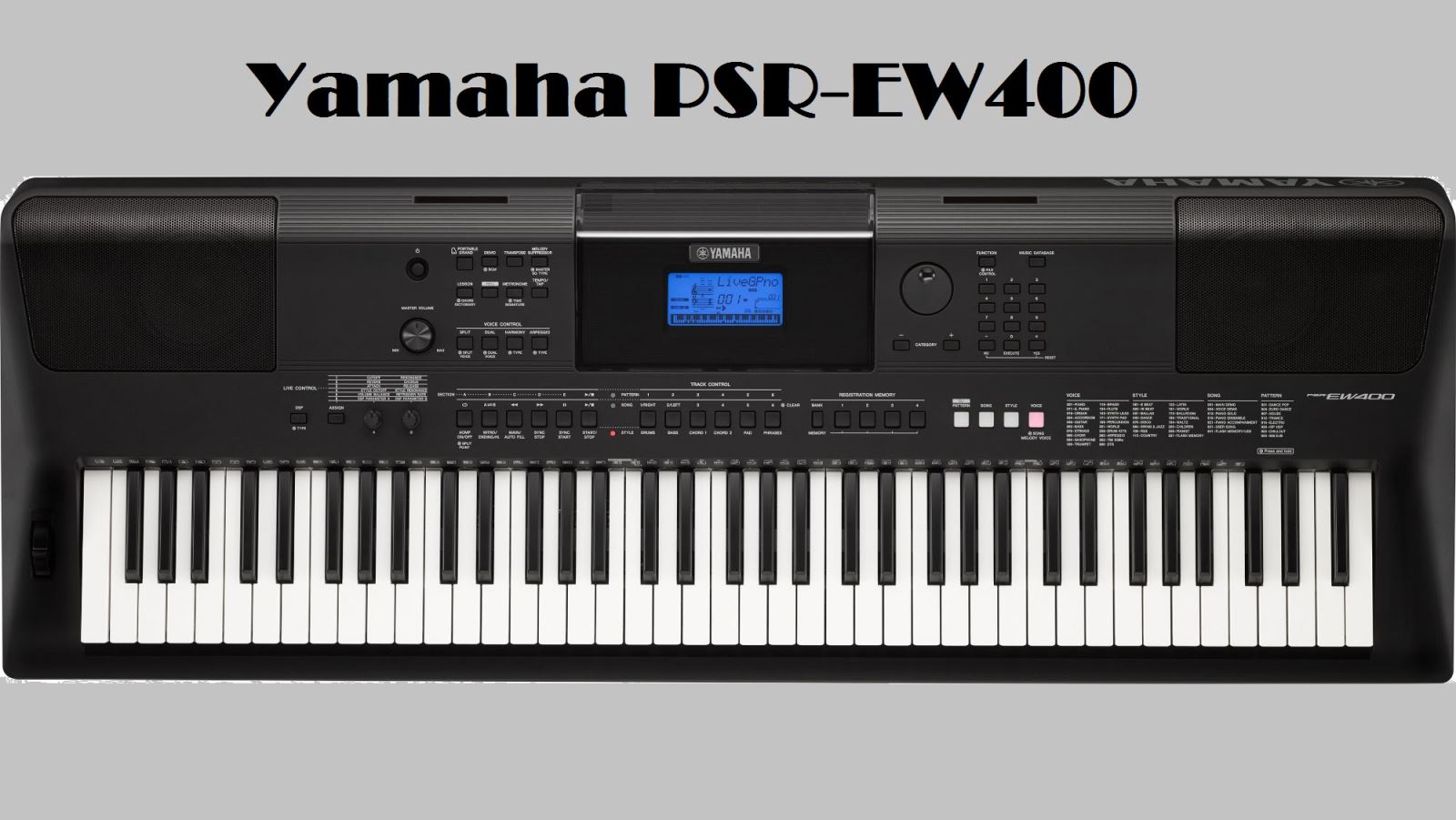 đánh giá nhanh Keyboard organ Yamaha PSR-EW400 